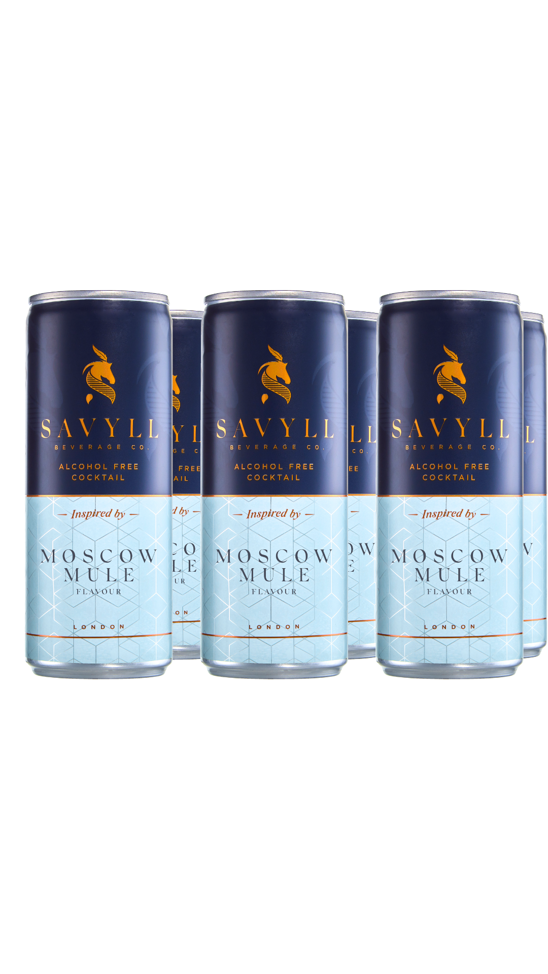 Pack 6 unids Cocktail Moscow Mule Savyll 250 cc LATA