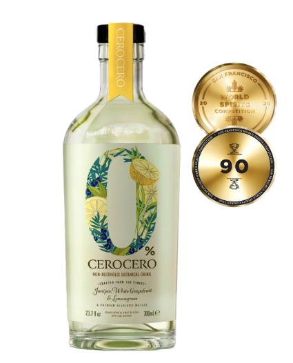 Gin sin alcohol CERO CERO