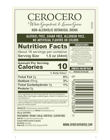 Gin sin alcohol CERO CERO