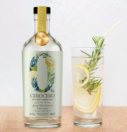 Gin sin alcohol CERO CERO