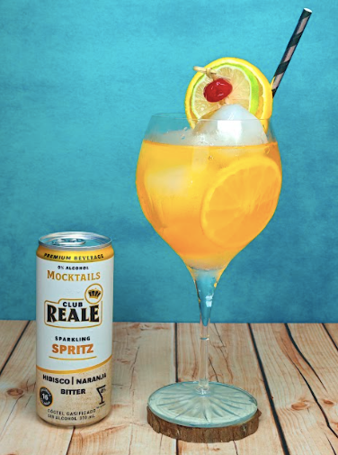 Spritz sin alcohol en lata 310 Club Reale