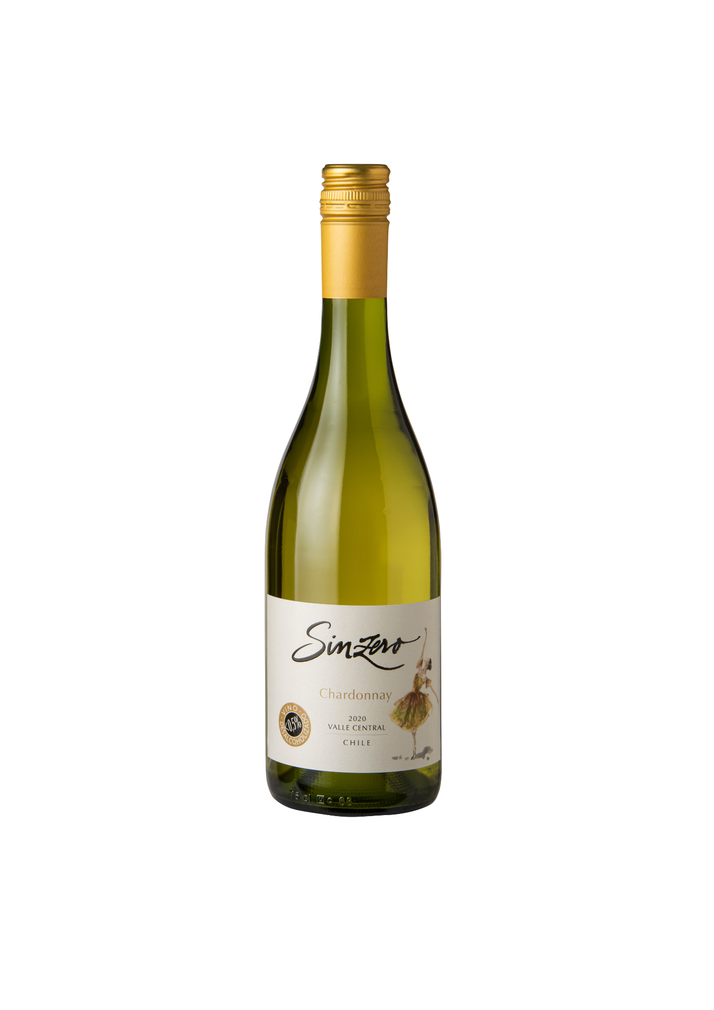 Vino Chardonnay Sinzero 750cc