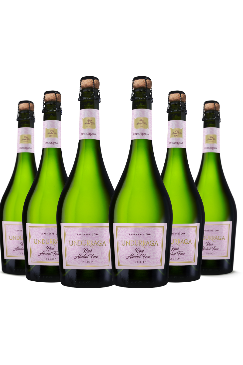 6 Espumantes Rose Zero Undurraga