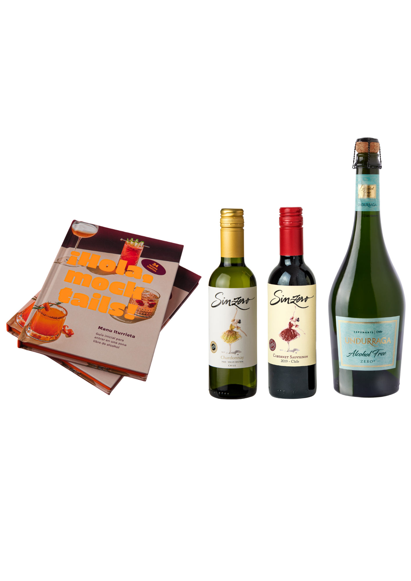 Libro ¡Hola Mocktails! + Degustación vinos