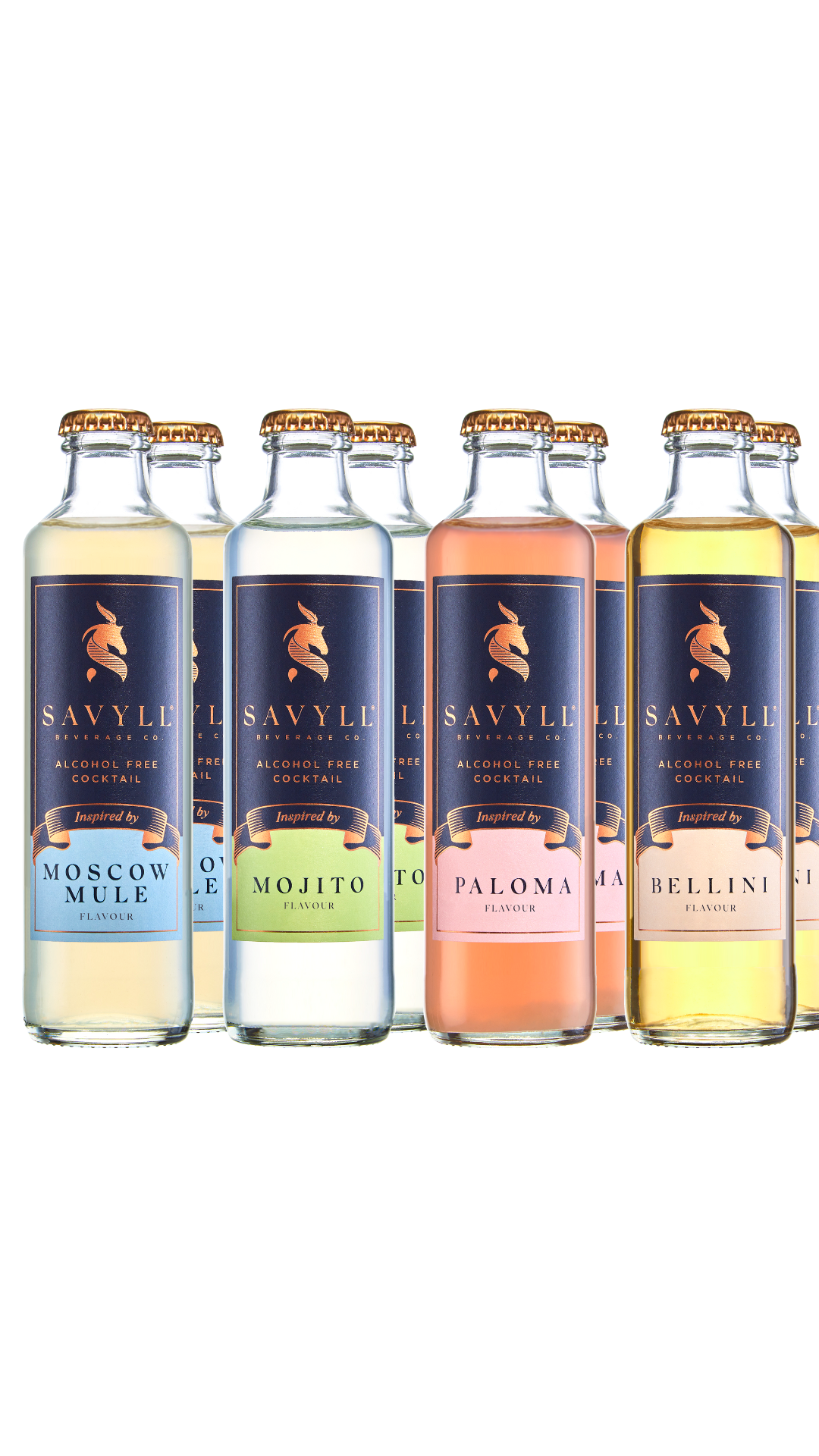 Pack Mocktails listos en botella Savyll (8 unids)