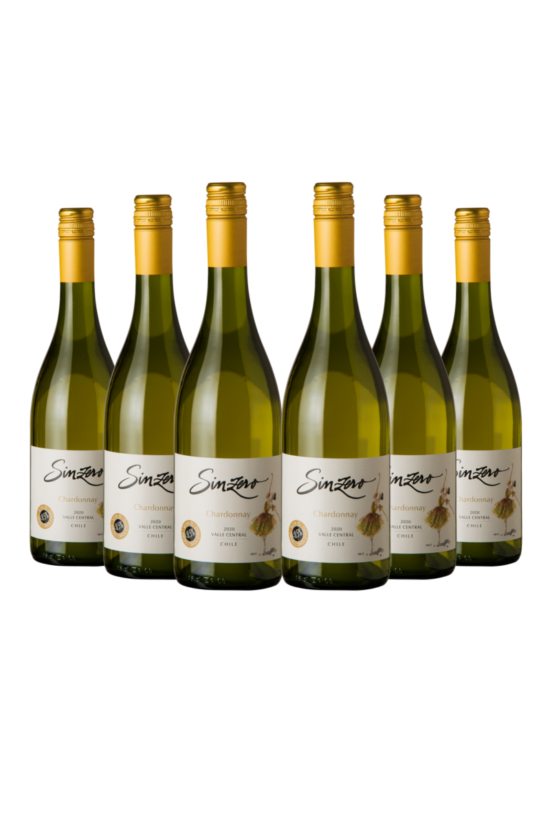 6 Vinos Chardonnay Sinzero