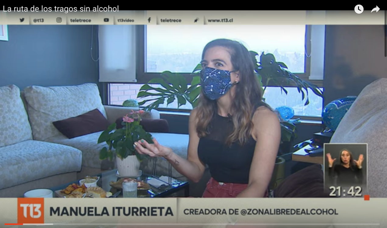 CANAL 13: "LA RUTA DE LOS TRAGOS SIN ALCOHOL"
