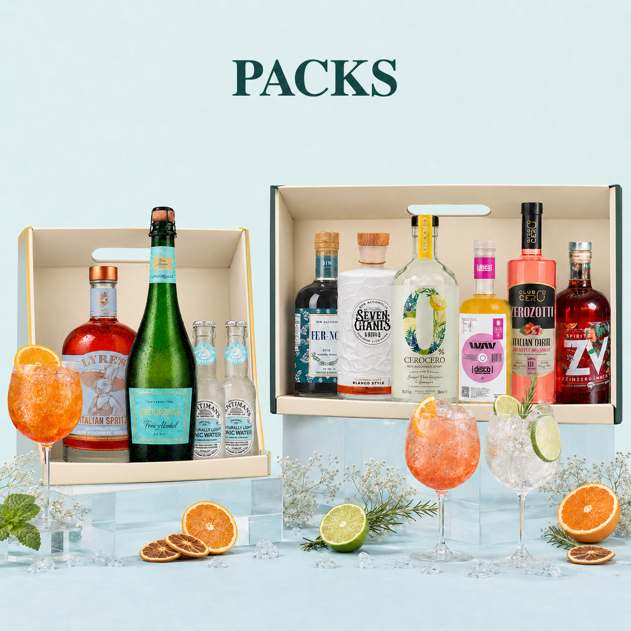 Packs Vive la Experiencia Sin Alcohol