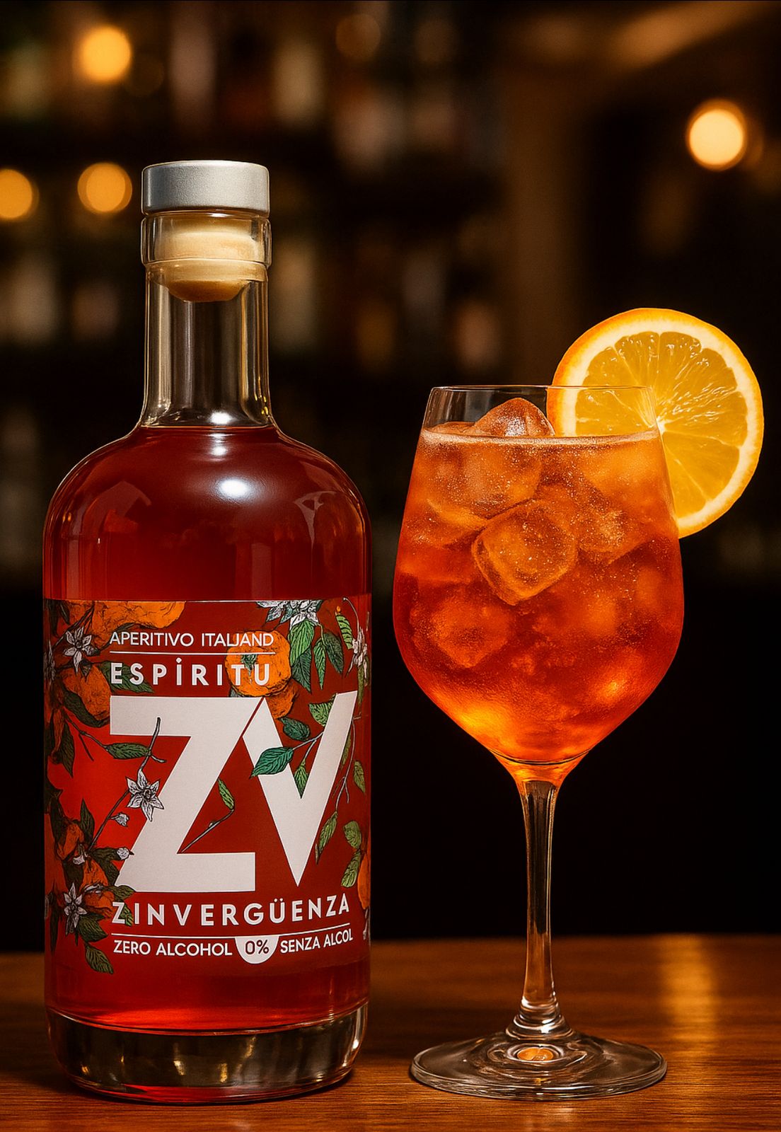 Aperitivo Italiano (tipo aperol) Zinverguenza 750ml (Divertimento