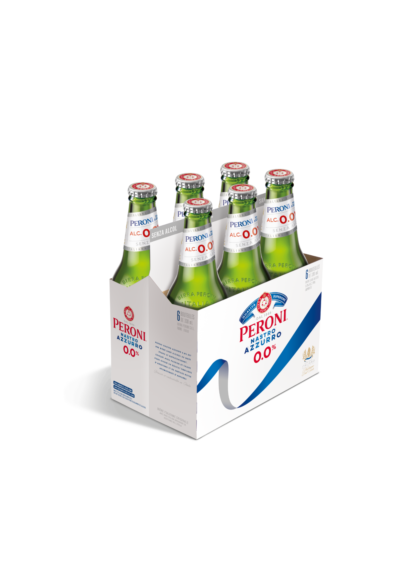 Sixpack Cerveza Peroni Lager 0.0