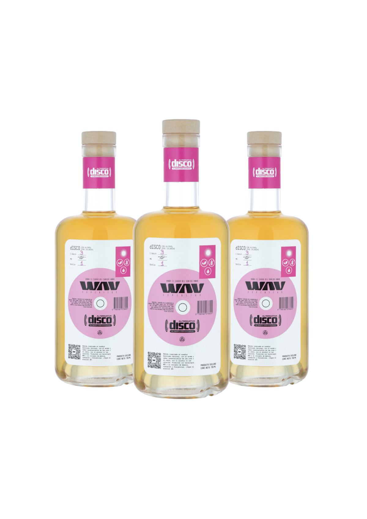 3 Disco WAVV (pisco sin alcohol)