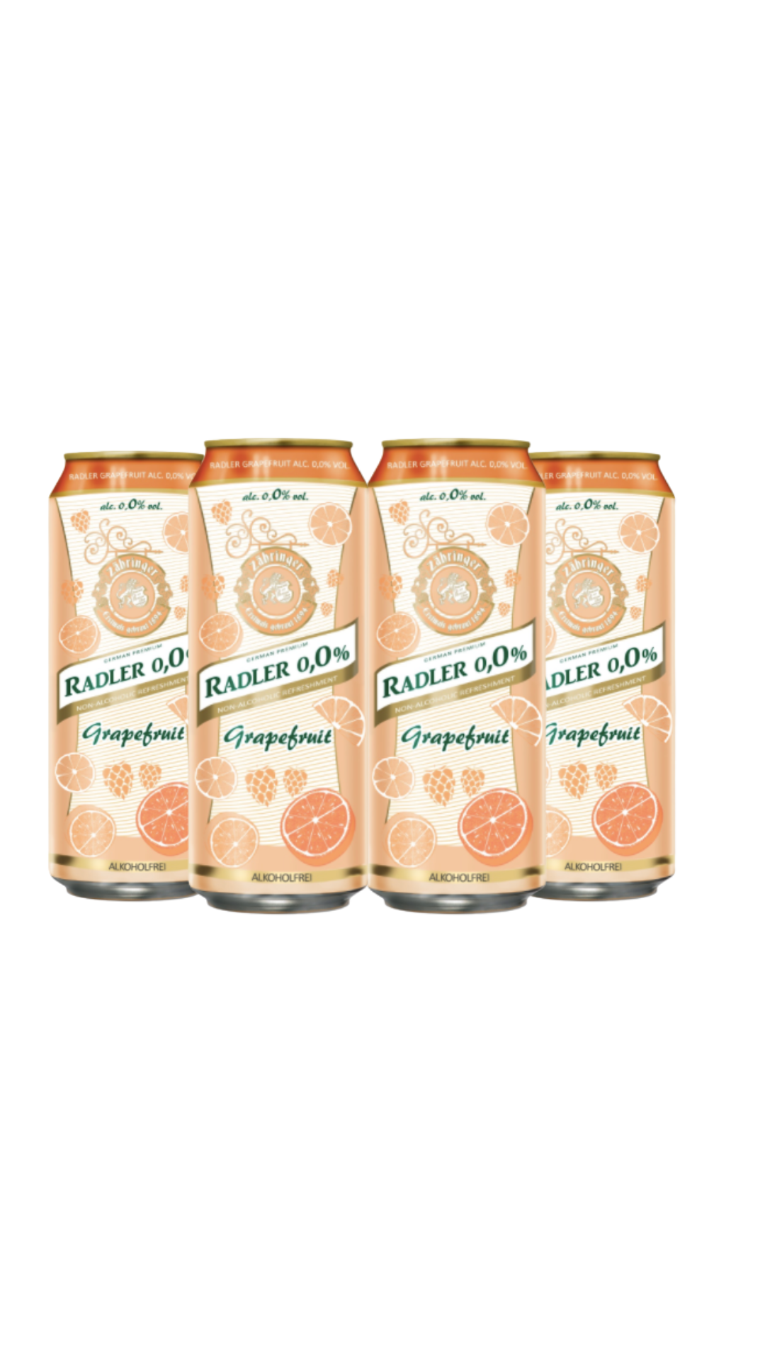 Fourpack Cerveza Zahringer Pomelo